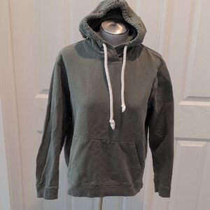 Pact Green Sweatshirt Relaxed Fit Hoodie